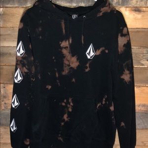 Custom Bleached Volcom Hoodie